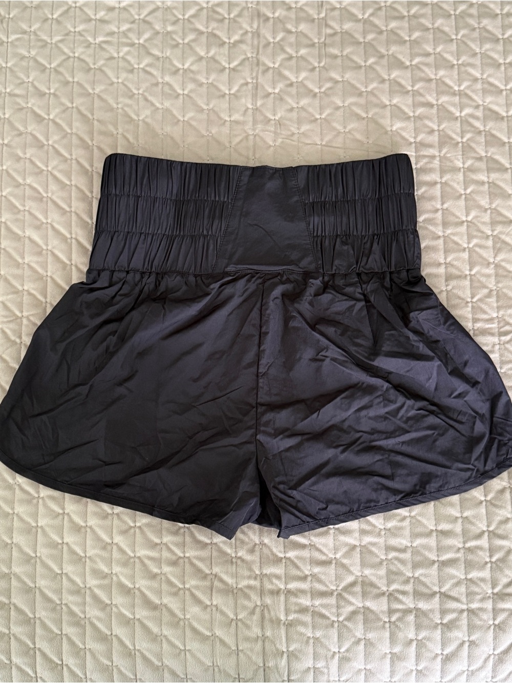 NWT Automet Athletic Shorts Black - Wide Waistband Elastic Size S - Picture 2 of 7